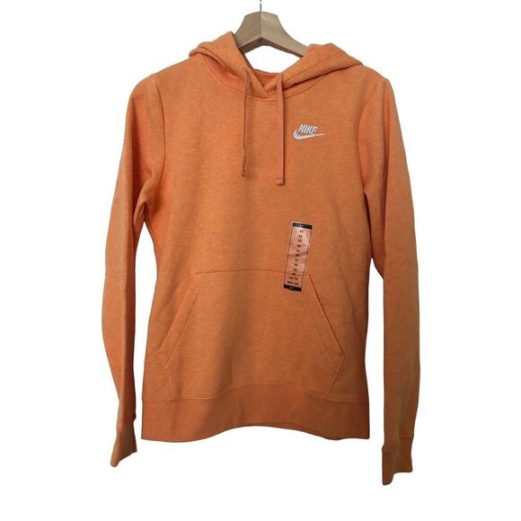 Nike Women’s Fleece Hoodie Orange Size XS - Picture 1 of 4